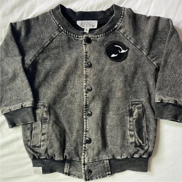 band of boys Other - Band of Boys Faded Denim Fleece Toddler Jacket, Size 2T